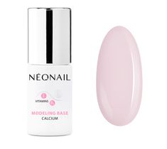 NeoNail Modeling Base Calcium baza hybrydowa Basic Pink (7.2 ml)