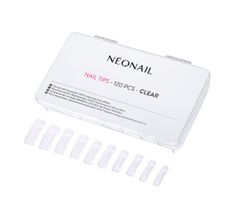 NeoNail Nail Tips przezroczyste tipsy z długą kieszonką (120 szt.)