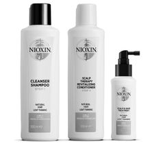 NIOXIN System 1 zestaw szampon do włosów 300ml + odżywka do włosów 300ml + kuracja 100ml
