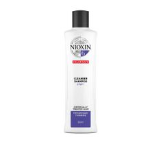 NIOXIN System 6 Cleanser Shampoo oczyszczający szampon do włosów po zabiegach chemicznych znacznie przerzedzonych 300ml