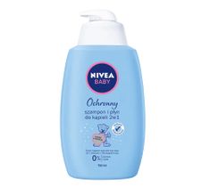 Nivea Baby ochronny szampon i płyn do kąpieli dla dzieci 2w1 (750 ml)