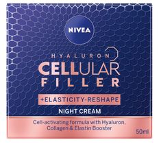 Nivea – Hyaluron Cellular Filler + Elasticity Reshape przeciwzmarszczkowy krem na noc (50 ml)