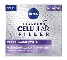 Nivea Hyaluron Cellular Filler + Modelowanie Owalu przeciwzmarszczkowy krem na dzień SPF15 (50 ml)