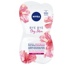 Nivea Bye Bye Dry Skin maska odżywcza (2 x 7.5 ml)