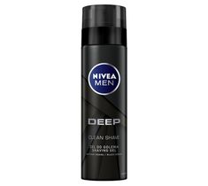 Nivea Men Deep Clean Shave żel do golenia z aktywnym węglem 200 ml