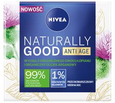 Nivea Naturally Good Anti Age krem przeciwzmarszczkowy na noc (50 ml)