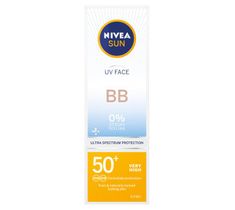 Nivea Sun UV Face nawilżający krem do twarzy BB z bardzo wysoką ochroną SPF50+ (50 ml)
