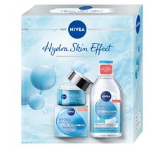 Nivea Zestaw prezentowy Hydra Skin Effect żel do twarzy na dzień (50 ml) + płyn micelarny (400 ml)