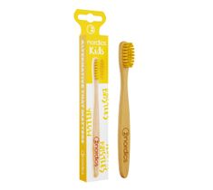 Nordics Kids Bamboo Toothbrush bambusowa szczoteczka do zębów dla dzieci Yellow