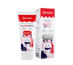 Nordics Natural Kids Toothpaste pasta do zębów dla dzieci bez fluoru Strawberry Splash 50ml