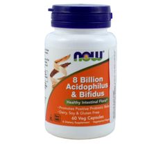 Now Foods 8 Billion Acidophilus & Bifidus suplement diety 60 kapsułek
