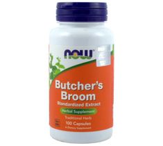 Now Foods Butcher's Broom ekstrakt suplement diety 100 kapsułek