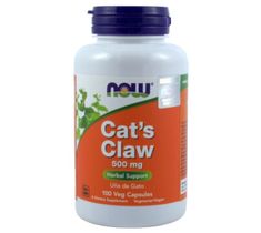 Now Foods Cat's Claw 500mg suplement diety 100 kapsułek