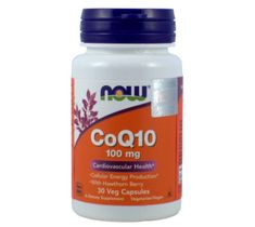 Now Foods CoQ10 100mg koenzym Q10 + głóg suplement diety 30 kapsułek