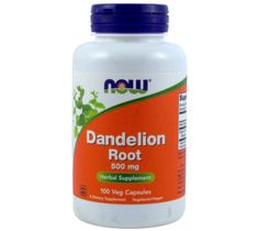 Now Foods Dandelion Root 500mg suplement diety 100 kapsułek