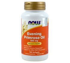 Now Foods Evening Primrose Oil 500mg olej z wiesiołka suplement diety 100 kapsułek