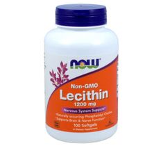 Now Foods Lecithin 1200mg lecytyna suplement diety 100 kapsułek