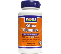 Now Foods Silica Complex 500mg suplement diety 90 tabletek