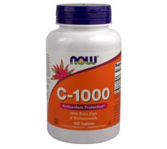 Now Foods Witamin C-1000 With Rose Hips & Bioflavonoids suplement diety 100 tabletek