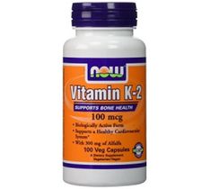 Now Foods Witamin K-2 100mg suplement diety 100 kapsułek