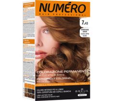 NUMERO Permanent Coloring farba do włosów 7.43 Golden Copper Blonde 140ml