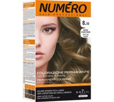 NUMERO Permanent Coloring farba do włosów 8.10 Light Ash Blonde 140ml