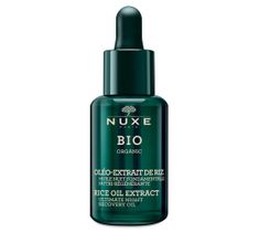 Nuxe Bio Organic regenerujące serum do twarzy na noc z ekstraktem z oleju ryżowego 30ml