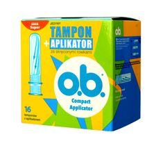 O.B.ProComfort Compact Applicator Super Tampony z aplikatorem 1op.-16szt