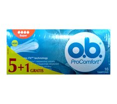 O.B. Procomfort Super tampony (5+1 op.) 16 szt.