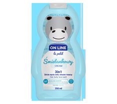 On Line – Le Petit Żel do mycia ciała,włosów i twarzy 3w1 dla dzieci Śmietankowy (350 ml)