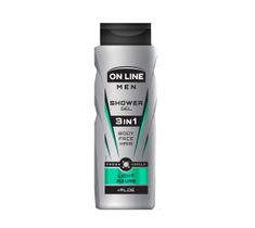 On Line Men Light Azure – żel pod prysznic 3in1 dla mężczyzn (400 ml)