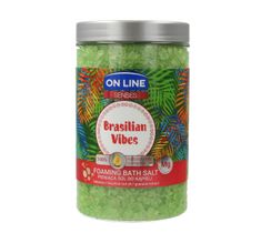 On Line Senses pieniąca sól do kąpieli Brasilian Vibes 480 ml