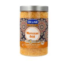 On Line Senses pieniąca sól do kąpieli Moroccan Gold 480 ml