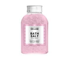 On Line sól do kąpieli Fruity & Sweet Pink (600 g)