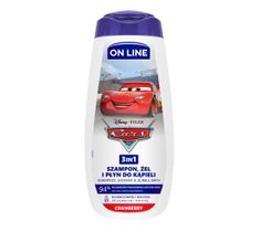 On Line – Żel 3w1 Cars Żurawina (400 ml)