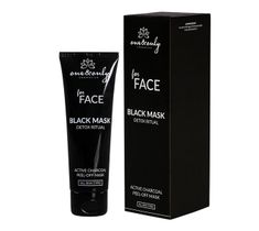 One&Only For Face Black Mask Detox Ritual głęboko oczyszczająca maska peel-off z węglem aktywnym 75ml