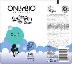 OnlyBio Fitosterol Szampon dla dzieci powyżej trzeciego roku życia w tubce (200 ml)