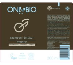 OnlyBio Men Szampon i żel 2w1 (200 ml)