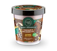 Organic Shop Body Desserts pianka do kąpieli zmiękczająca chocolate & macadamia (450 ml)