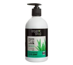 Organic Shop Organic Aloe & Milk Softening Hand Soap zmiękczające mydło do rąk (500 ml)