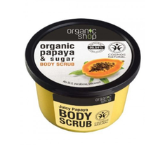 Organic Shop peeling do ciała odmładzający soczysta papaya (250 ml)