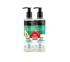 Organic Shop Zestaw szampon+odżywka do włosów odbudowujący Awokado