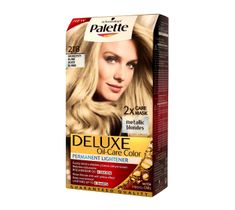 Palette Deluxe farba do każdego typu włosów permanentna nr 218 srebrzysty blond 110 ml