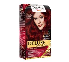 Palette Deluxe farba do każdego typu włosów permanentna nr 575 intensywna czerwień 110 ml