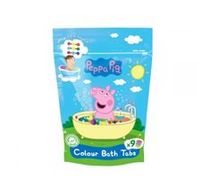 Peppa Pig barwinki koloryzujące do kąpieli (9x16 g)