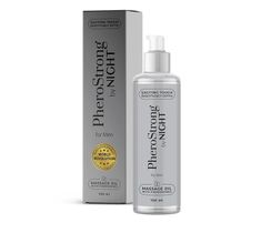PheroStrong By Night For Men Massage Oil With Pheromones olejek do masażu z feromonami (100 ml)