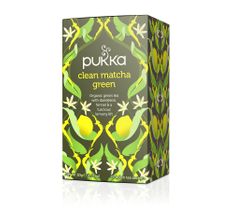 Pukka Clean Matcha Green organiczna herbatka zielona z matchą i cytryną 20 torebek