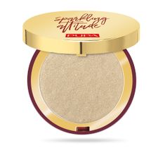 Pupa – Sparkling Attitude Highlighter rozświetlacz do twarzy w kompakcie 001 Lightweight Gold (6 g)