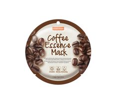 Purederm Coffee Essence Mask maseczka w płacie Kawa (18 g)