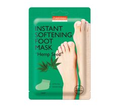 Purederm Instant Softening Foot Mask "Hemp Seed" zmiękczająca maska do stóp z ekstraktem z nasion konopi (1 szt.)